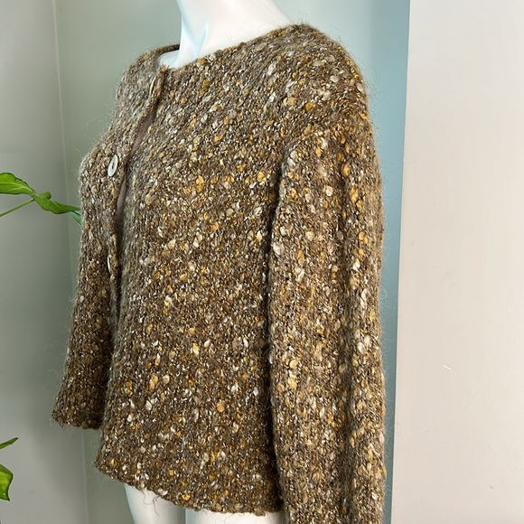 ALPS Alpaca Blend Variegated Knit Cardigan XL - Picture 2 of 9